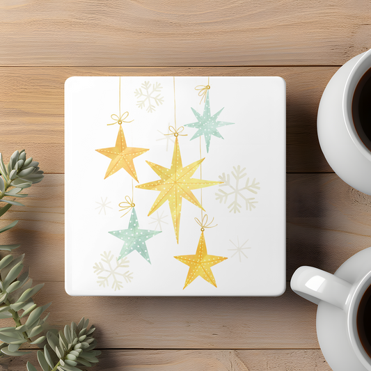 Christmas Ornament Ceramic Coaster