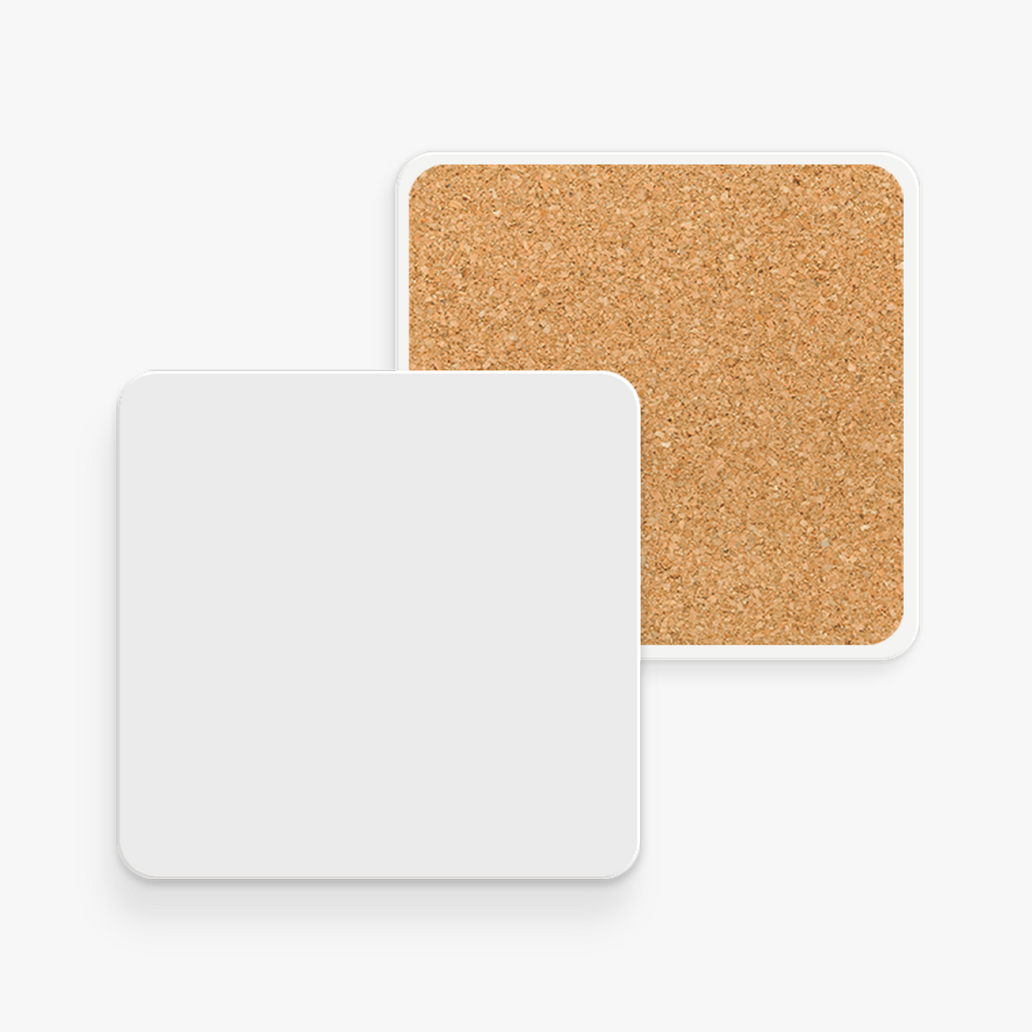 White Christmas Ceramic Coaster