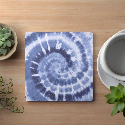 Blue Tie Dye Coaster